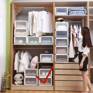 transparent drawer box